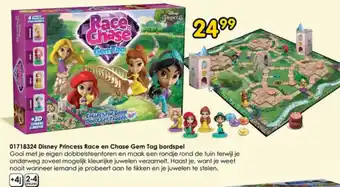 ToyChamp 01718324 Disney Princess Race en Chase Gem Tag bordspel aanbieding