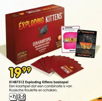 ToyChamp 01487312 Exploding Kittens basisspel aanbieding