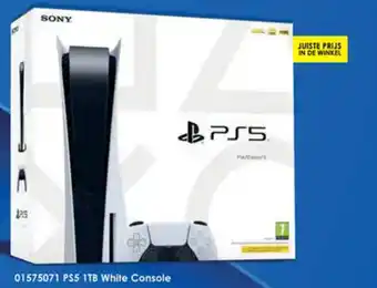 ToyChamp 01575071 PS5 1TB White Console aanbieding