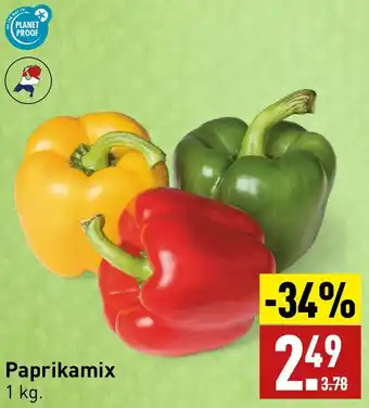 ALDI Paprikamix 1 kg. aanbieding