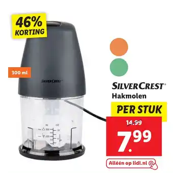 Lidl SILVERCREST Hakmolen aanbieding