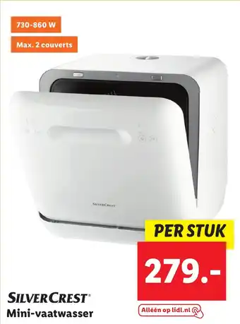 Lidl SILVERCREST Mini-vaatwasser aanbieding