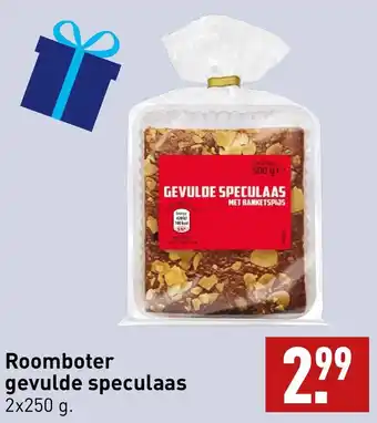 ALDI Roomboter gevulde speculaas 2x250 g. aanbieding