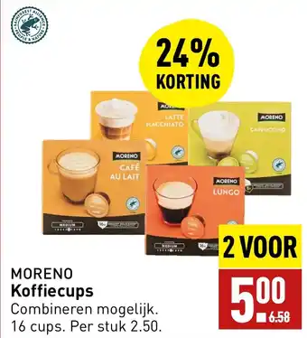 ALDI MORENO Koffiecups aanbieding