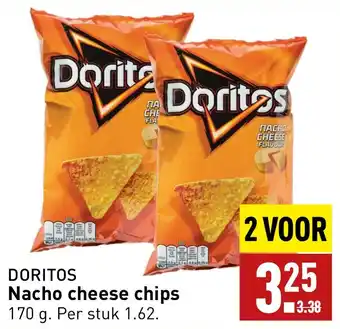 ALDI DORITOS Nacho cheese chips 170 g. Per stuk 1.62. aanbieding