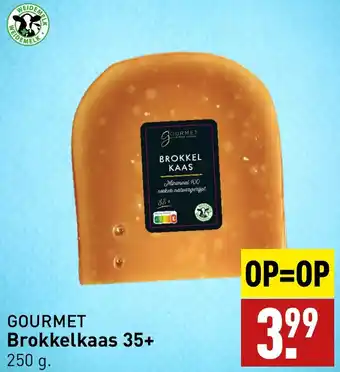 ALDI GOURMET Brokkelkaas 35+ 250 g. aanbieding