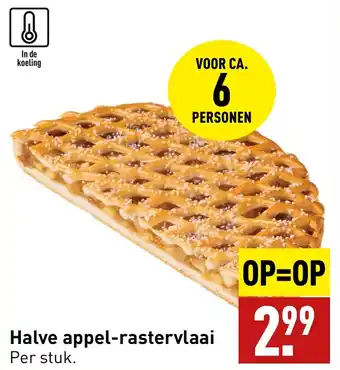 ALDI Halve appel-rastervlaai aanbieding