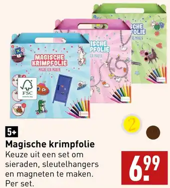 ALDI Magische krimpfolie aanbieding