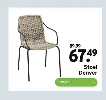 GAMMA Stoel Denver aanbieding