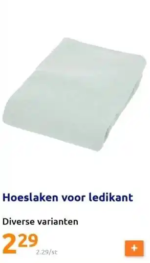 Action Hoeslaken voor ledikant aanbieding