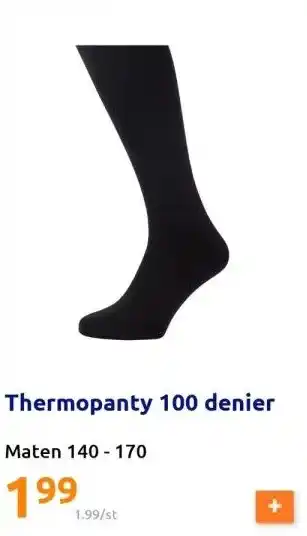 Action Thermopanty 100 denier aanbieding