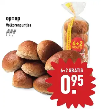 ALDI Volkorenpuntjes aanbieding