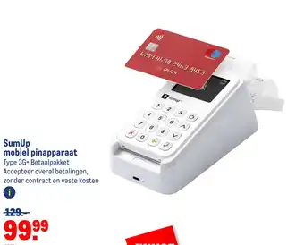 Makro Sumup mobiel pinapparaat aanbieding