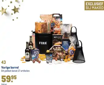 Makro Vurige borrel aanbieding