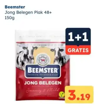 Ochama Beemster Jong Belegen Plak 48+ 150g aanbieding