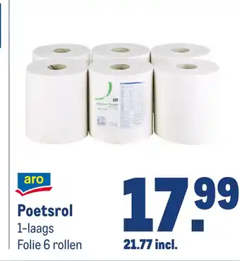 Makro Aro poetsrol aanbieding