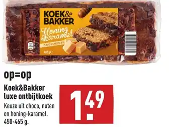 ALDI Koek&Bakker luxe ontbijtkoek 450-465g aanbieding