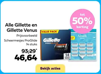 Plein.nl Alle Gillette en Gillette Venus aanbieding