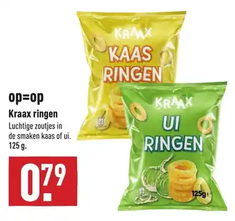 ALDI Kraax ringen 125g aanbieding