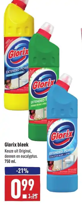 ALDI Glorix bleek 750ml aanbieding