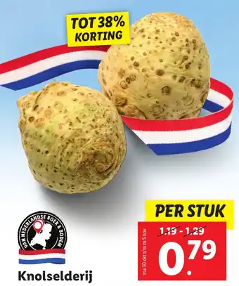 Lidl Knolselderij aanbieding