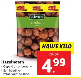 Lidl Hazelnoten aanbieding