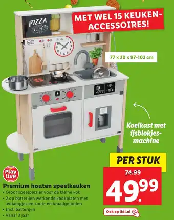 Lidl Premium houten speelkeuken aanbieding