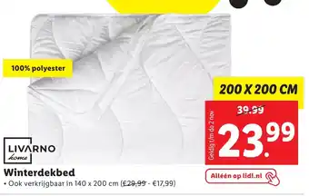 Lidl LIVARNO home Winterdekbed aanbieding