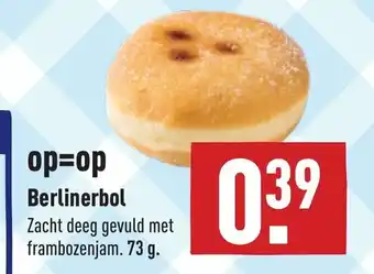 ALDI Berlinerbol 73g aanbieding