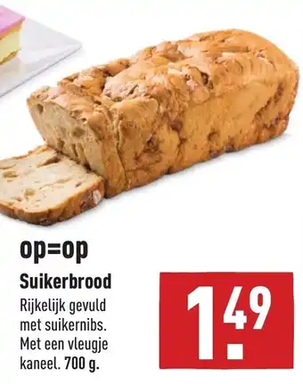 ALDI Suikerbrood 700g aanbieding