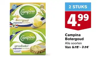 Hoogvliet Campina Botergoud aanbieding