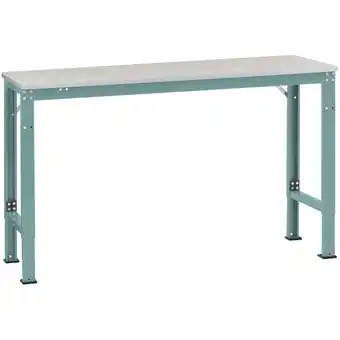 Conrad Manuflex au7069.5021 werk achtergrond tafel universele speciale met pvc decoplaat, bxdxh = 1500x1000x722 1022 mm waterblauw aanbieding