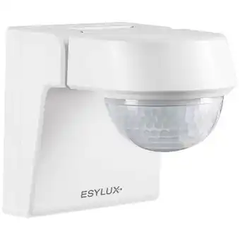 Conrad Esylux em10025396 bewegingsmelder plafond, wand, opbouw (op muur) 280 ° wit ip55, ik07 aanbieding