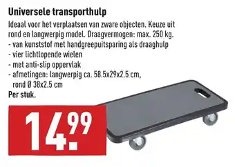 ALDI Universele transporthulp 58.5x29x2.5 cm aanbieding