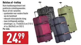 ALDI Reistas of -trolley aanbieding