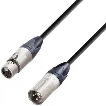 Conrad Ah cables km10fmblk xlr verbindingskabel [1x xlr-bus - 1x xlr-stekker] 10.00 m zwart aanbieding