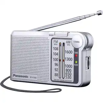 Conrad Panasonic rf-p150deg zakradio vhf (fm) zilver aanbieding