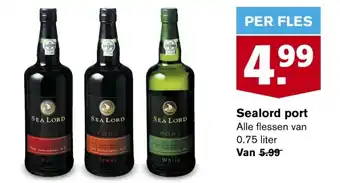 Hoogvliet Sealord port Alle flessen van 0.75 liter aanbieding