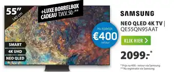 Expert Samsung NEO QLED 4K TV QE55QN95AAT 55" aanbieding