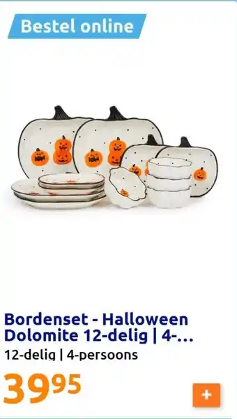 Action Bordenset - Halloween Dolomite 12-delig aanbieding