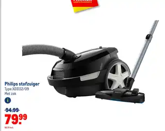 Makro Philips stofzuiger type xd3112/09 aanbieding