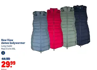 Makro New view dames bodywarmer aanbieding