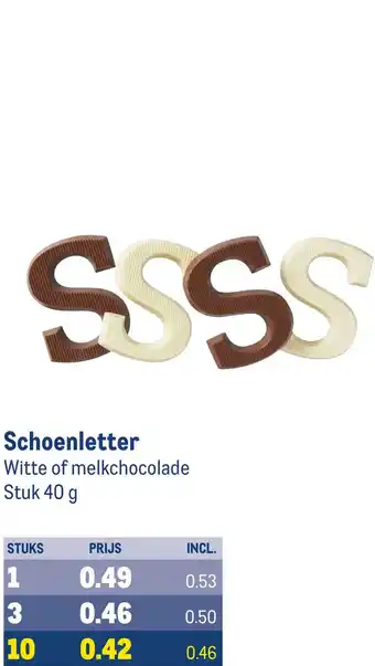 Makro Schoenletter aanbieding