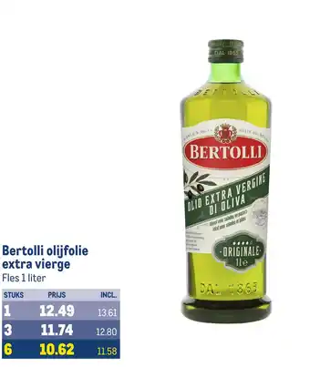 Makro Bertolli olijfolie extra vierge aanbieding