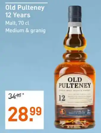 Gall & Gall Old Pulteney 12 Years Malt, 70 cl aanbieding