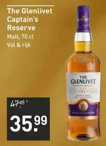 Gall & Gall The Glenlivet Captain's Reserve Malt, 70 cl aanbieding