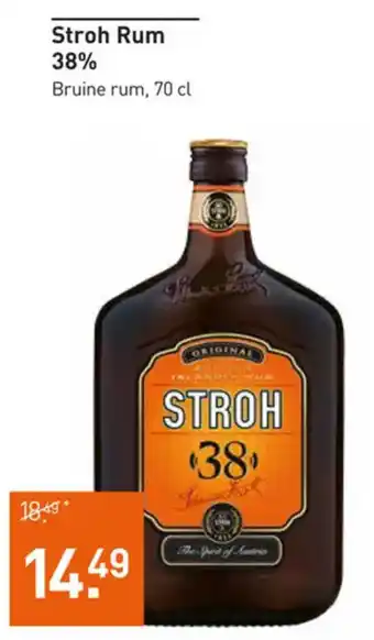 Gall & Gall Stroh Rum Bruine rum, 70 cl aanbieding