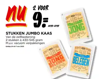 Jumbo STUKKEN JUMBO KAAS aanbieding