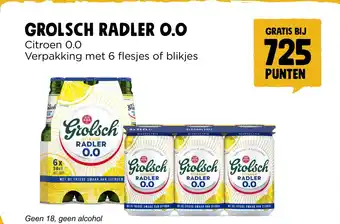 Jumbo GROLSCH RADLER O.O aanbieding