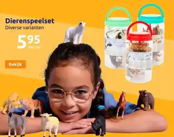 Action Dierenspeelset aanbieding